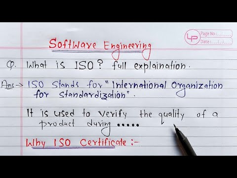 What is ISO? full Explanation | Software Engineering