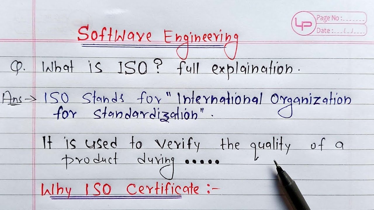 What is ISO? full Explanation | Software Engineering