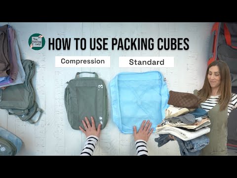 How to pack a suitcase with packing cubes