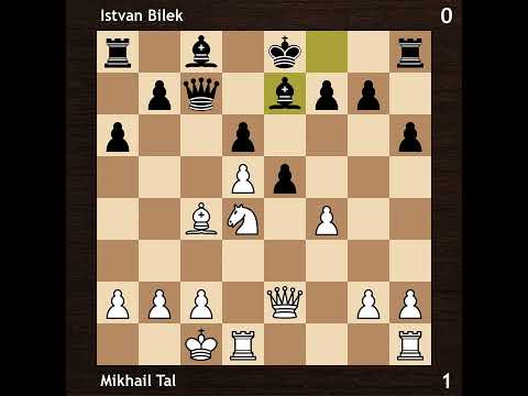 Mikhail Tal vs Istvan Bilek | Amsterdam Interzonal 1964 | Round 13