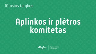 2026-09-14 Alytaus miesto savivaldybės tarybos Aplinkos ir plėtros komiteto posėdis