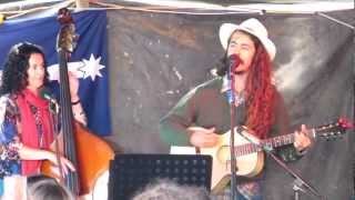 Tom Ames' Prayer -- Mitch Brown and Maree Daffy at the Stock Camp, National Folk Festival 2012