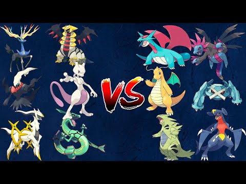 POKÉMONS LENDÁRIOS VS POKÉMONS SEMI LENDÁRIOS - BATALHA POKÉMON ( DRIGO  )