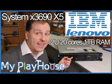 Lenovo x3690 X5 20 Cores 1TB of RAM 2U Enterprise Server - 605