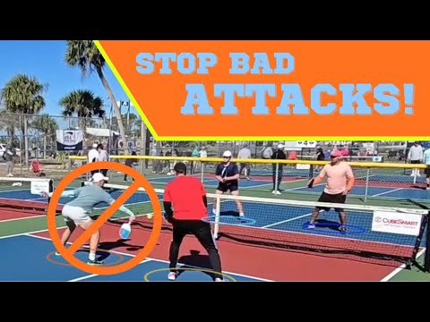 Stop Bad Attacks by Calming Your Pickleball Game Down