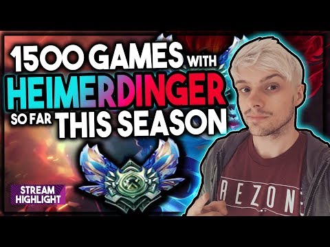 Rezone | 1500 HEIMERDINGER GAMES SO FAR THIS SEASON! Stream Highlights/Montage! - League of Legends