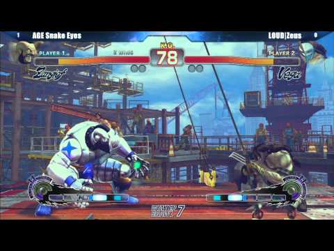 SSF4 AE2012 AGE Snake Eyes vs LOUD | Zeus - Winter Brawl 7 Tournament