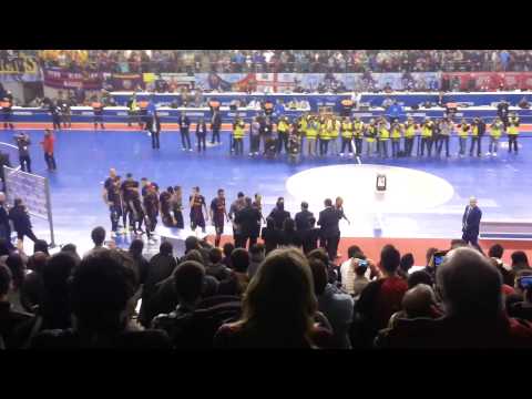 Entrega de premios Copa de España futbol sala 2013
