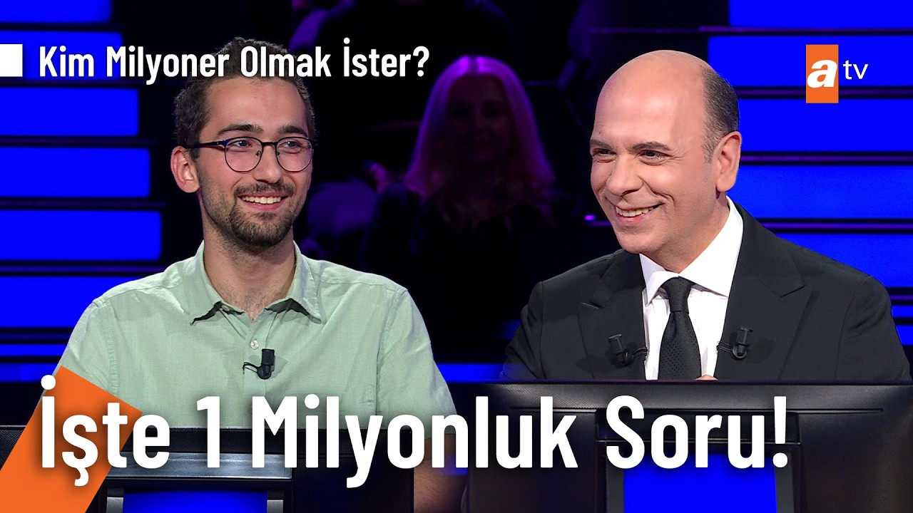 Semih Danacıoğlu 1 Milyonluk soruya ulaştı - Kim Milyoner Olmak İster? 1252. Bölüm