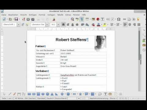 LibreOffive: Export als PDF