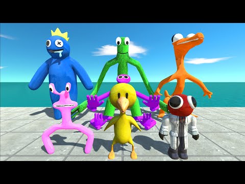 Rainbow Friends Battle | Who is The Strongest? - Animal Revolt Battle Simulator