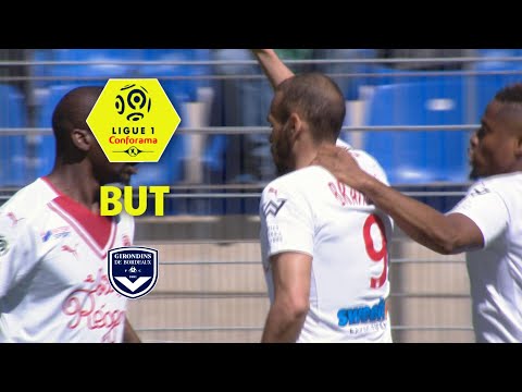 But Martin BRAITHWAITE (9') / Montpellier Hérault SC - Girondins de Bordeaux (1-3)(MHSC-GdB)/2017-18