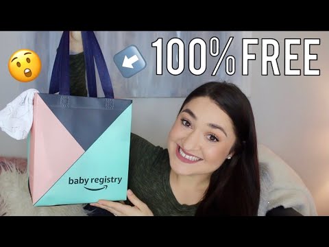 FREE AMAZON BABY REGISTRY WELCOME BOX UNBOXING 2021 |...