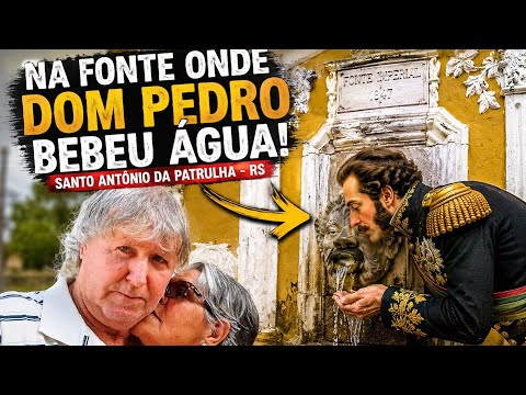 👑 A Fonte Onde Dom Pedro Bebeu Água em Santo Antônio da Patrulha RS! 😱💧