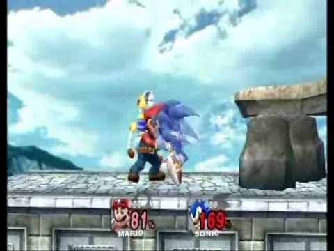 Super Smash Bros Brawl - Mario vs Sonic Round 2