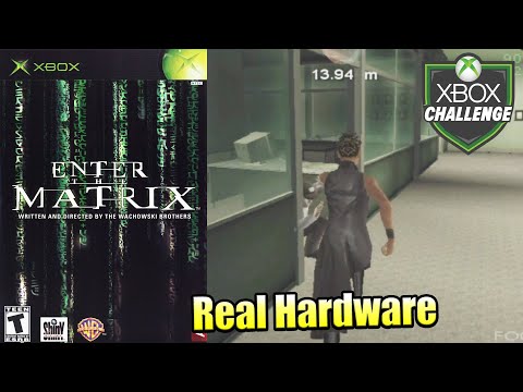 Enter the Matrix — Xbox Original Gameplay HD — Real Hardware {Component}