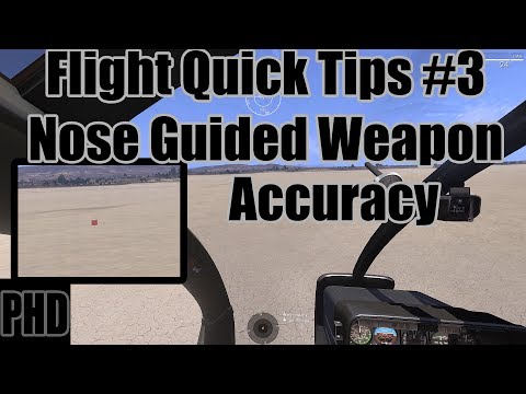 Nose Guided Weapon Accuracy Tips - Flight Quick Tips #3 (Arma 3 Helicopter Tutorial)