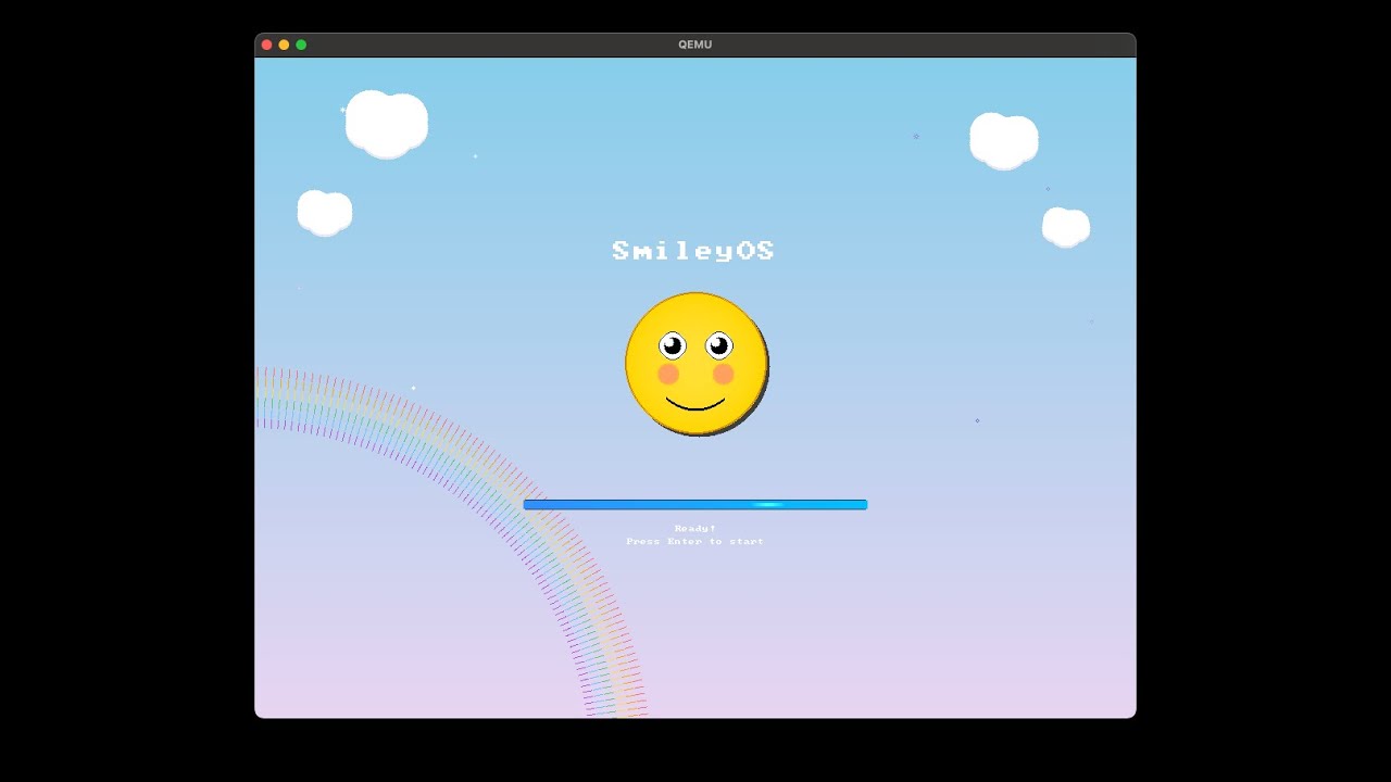 SmileyOS 1.0 — the turning point on real hardware