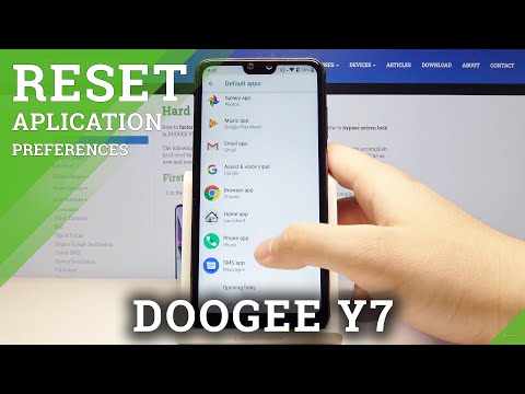 How to Customize Default Apps in DOOGEE  Y7 – Change Default App Settings
