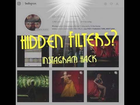 Instagram Hack for hidden filters
