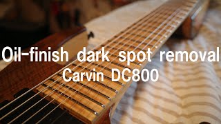 Video thumbnail for CARVIN DC800 oil-finish dark spot removal. by Andy bass & guitar