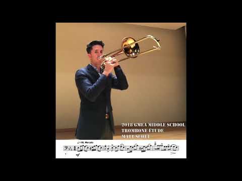 2018-2019 GMEA All-State Middle School Étude - Trombone - Technical