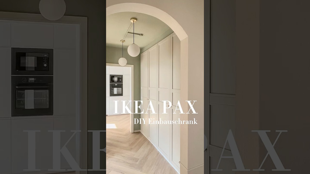 How to easily build a DIY fitted wardrobe with Ikea Pax