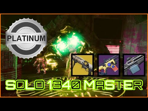 HUNTER: Solo 1340 Master Nightfall (Platinum 100K) The Disgraced - Destiny 2
