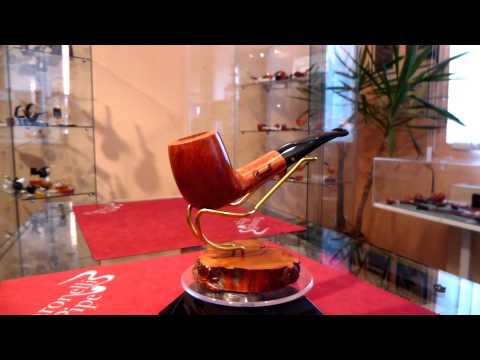 Pipa radica half bent fatta a mano - www.paronellipipe.it