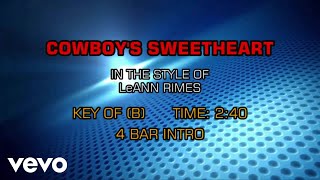 LeAnn Rimes - Cowboy&#39;s Sweetheart (Karaoke)