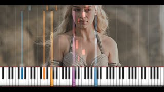 Game of Thrones - &quot;Mother of Dragons&quot; (by Ramin Djawadi) - Synthesia Piano Tutorial