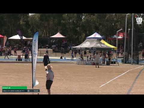 Girls U14 200m Hurdles Timed Final 1 : 2024-25 State Track and Field Championships