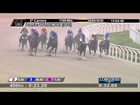 29/08/2020 – Hipodromo Maroñas – Carr 2 – VOLDEMORT (2011)