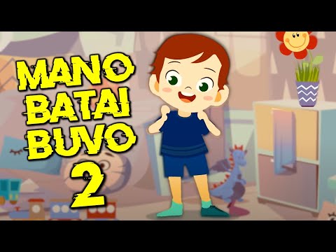 MANO BATAI BUVO DU - Dainų Darželis. Lietuviška Muzika Vaikams