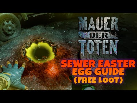 Sewer Side Easter Egg On Mauer Der Toten (Free Salvage, Random Perk & LT53 Kazimir Device)