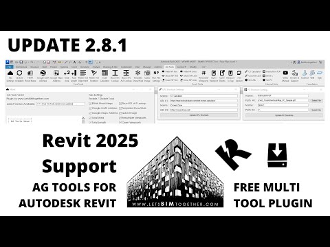 Free Revit Plugin - AG Tools - Part 24 - Update 2.8.1 (Revit 2025 Support)