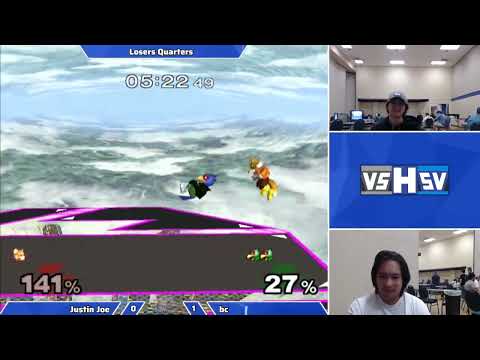 vsHsv Sep 23 - Justin Joe (Fox) vs bc (Falco) - SSBM