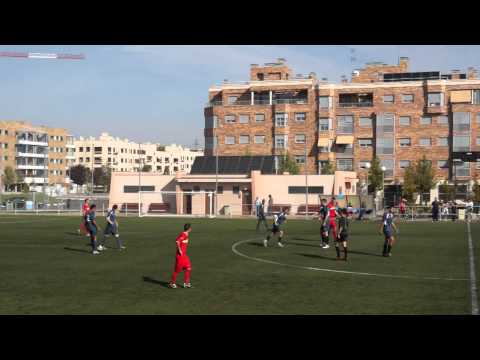 Atlético Chopera Alcobendas "A" 4-3 A.D. Sporting Hortaleza "C" 05/10/2014 1ª parte Futbol