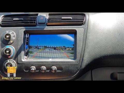 2001-2005 Honda Civic Dual Audio DMCPA70BT Multimedia Receiver & XCAM100 Backup Camera Install