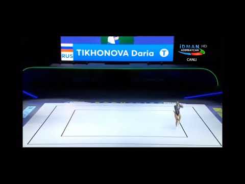 TIKHONOVA Daria (RUS) - JUNIORS IW Aerobic Gymnastics European Championships 2019