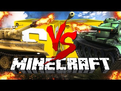 Minecraft: WORLD OF TANKS LUCKY BLOCK CHALLENGE | Tank Destruction!!