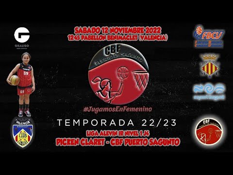 Videohighlights Picken Claret - Alevín Graugo CBF Puerto Sagunto (LIGA J4 22-23)