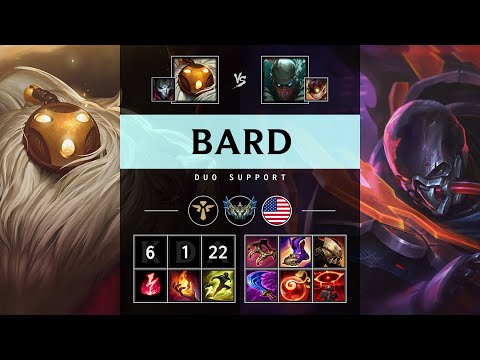 Bard Support vs Pyke - NA Challenger Patch 25.07