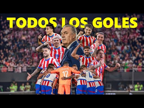 TODOS los GOLES de PARAGUAY en las ELIMINATORIAS al MUNDIAL 2026 con relatos 