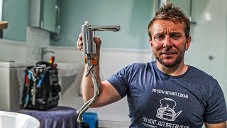 HOW TO CHANGE OR REPLACE SINGLE BATHROOM BASIN TAP