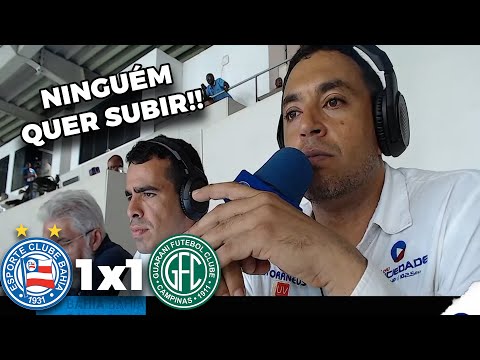 REAÇÕES BAIANAS!! - BAHIA 1X1 GUARANI