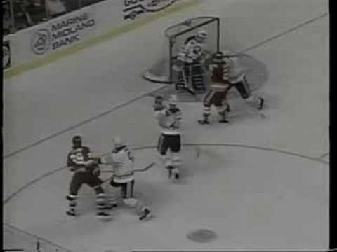 Flames vs. Sabres Brawl 1991 plus game highlights