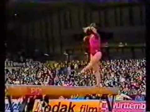 Ecaterina Szabo - 1986 DTB Cup AA - Balance Beam