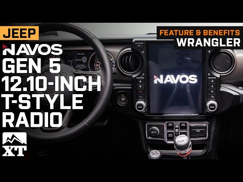 2018-2023 Jeep Wrangler & Gladiator Navos Gen 5 12.10-Inch T-Style Radio Feature & Benefits
