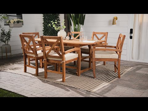 X Back Outdoor Dining Chairs